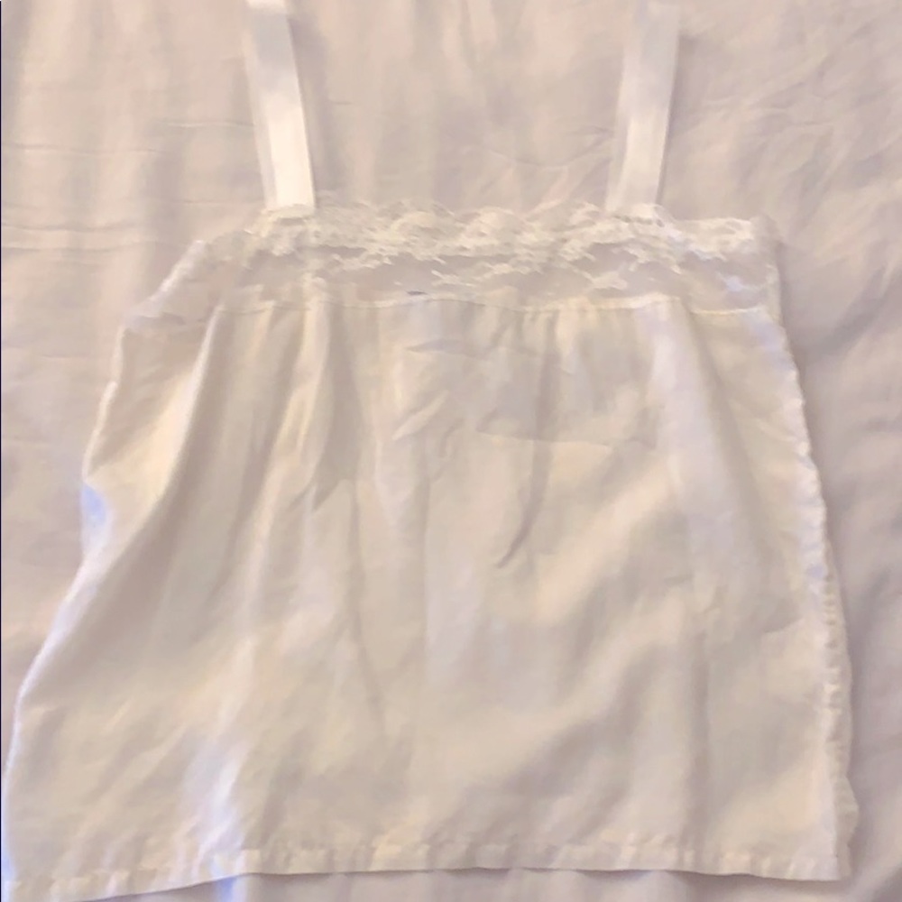 Genuine Silk - White- Vintage - Cami